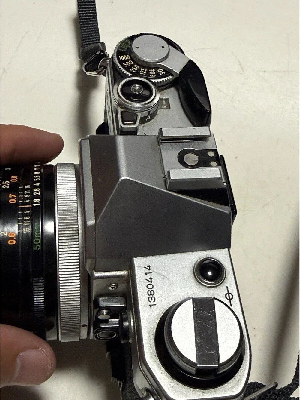 Canon AE-1 w/ FD 50mm f1.8, Shutter Works , Looks Good But Is Untested